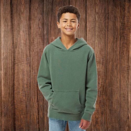 PRM1500Y Youth Pigment-Dyed Hooded Sweatshirt Thumbnail