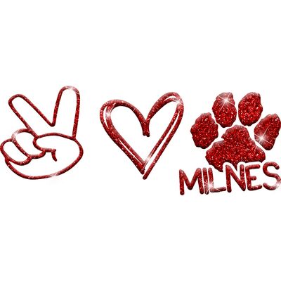 GLT86 RED GLITTER Thumbnail