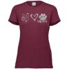 3067 Ladies' Extra Soft Triblend T-Shirt Thumbnail